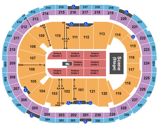 Centre Videotron The Black Keys Seating Chart