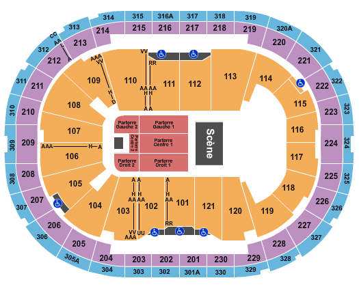 Centre Videotron The Doobie Brothers Seating Chart