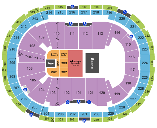 Centre Videotron The Offspring Seating Chart