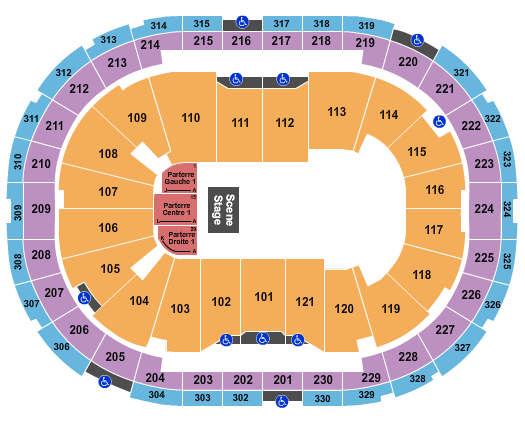 Centre Videotron ZZ Top Seating Chart
