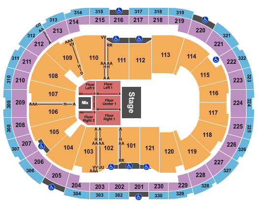 Centre Videotron Zaz Seating Chart