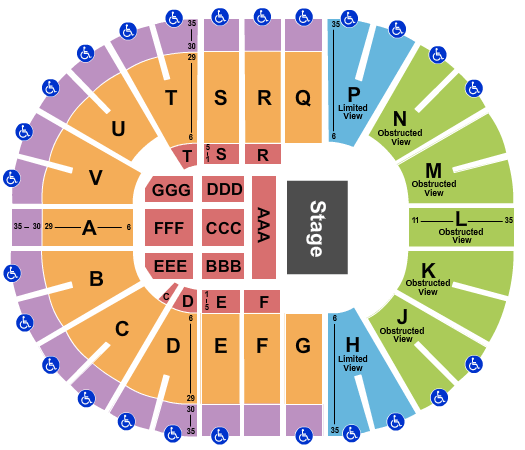 Viejas Arena Seating Chart Concert