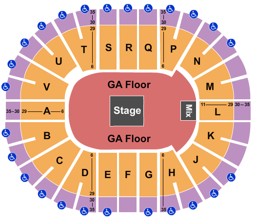 Viejas Arena At Aztec Bowl Arcade Fire Seating Chart