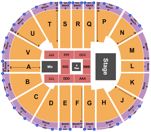 Viejas Arena At Aztec Bowl Cyndi Lauper Seating Chart