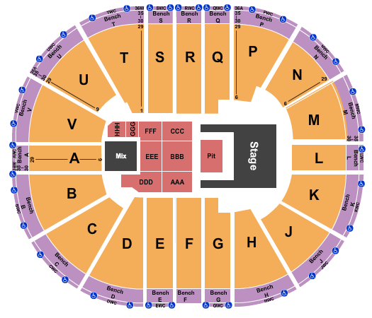 Viejas Arena At Aztec Bowl Doja Cat Seating Chart