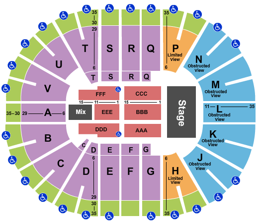 Viejas Arena At Aztec Bowl Endstage 3 Seating Chart