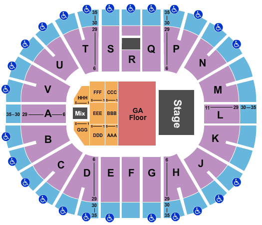 Viejas Arena At Aztec Bowl Five Finger Death Punch Seating Chart
