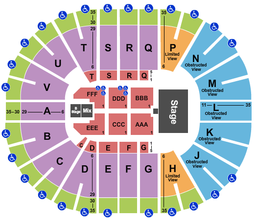 Viejas Arena At Aztec Bowl Halsey Seating Chart