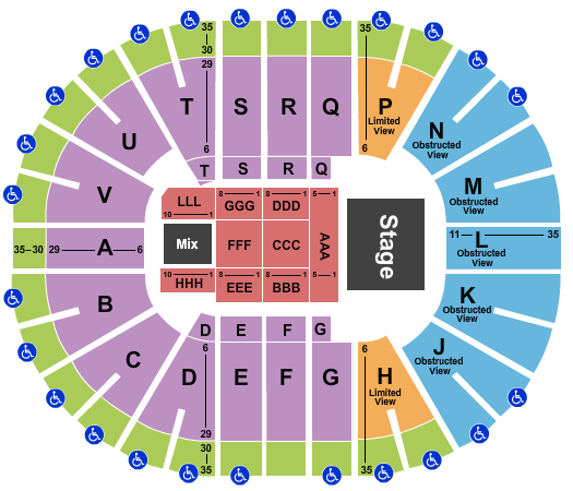 Viejas Arena At Aztec Bowl J Cole Seating Chart