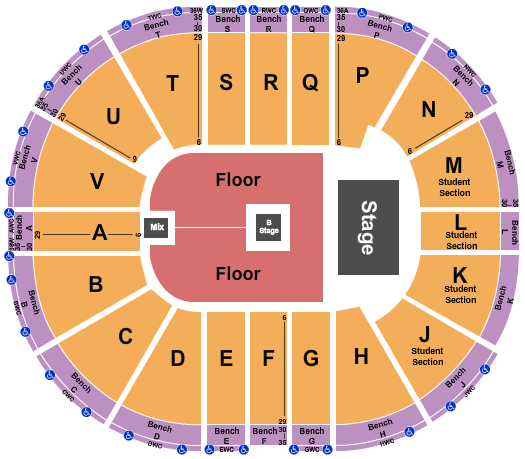 Viejas Arena At Aztec Bowl Kaytranada Seating Chart