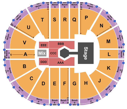 Viejas Arena At Aztec Bowl RBD Seating Chart