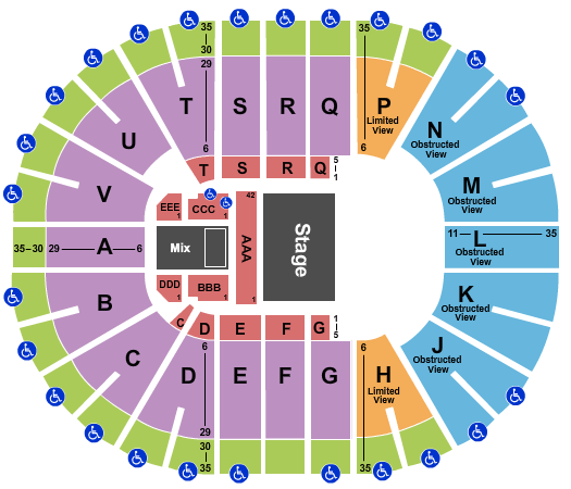 Viejas Arena At Aztec Bowl Skillet Seating Chart