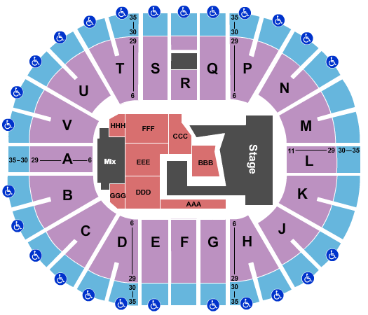 Cox Arena Seating Chart