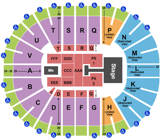 Viejas Arena At Aztec Bowl Thomas Rhett Seating Chart