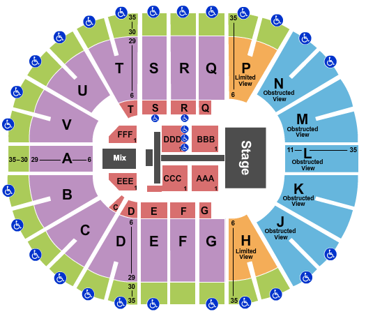 Viejas Arena At Aztec Bowl Tobymac Seating Chart