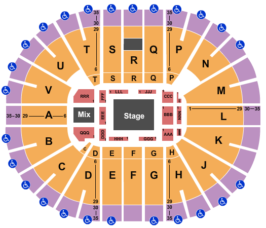 Viejas Arena At Aztec Bowl Wild N' Out Seating Chart