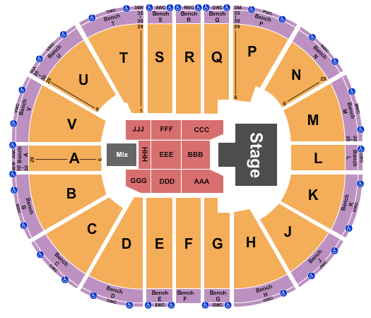 Viejas Arena At Aztec Bowl seating chart for Wild 'N Out Live
