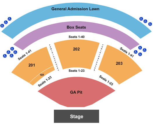 Vina Robles Seating Chart With Seat Numbers