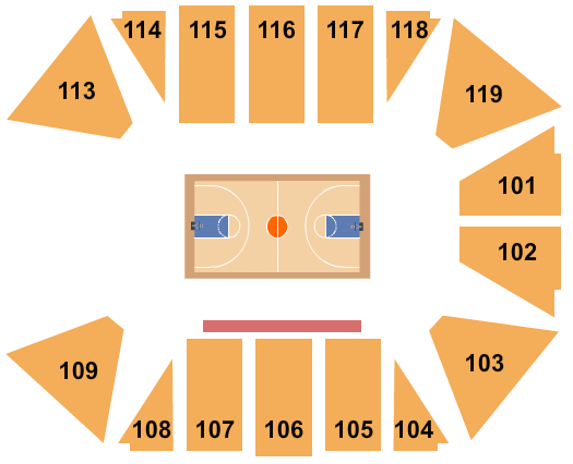 Vines Center Concert Seating Chart