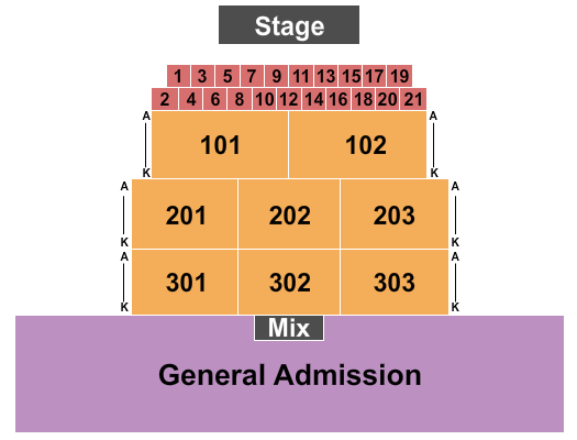 Vinoy Park 95.7 Beats Seating Chart