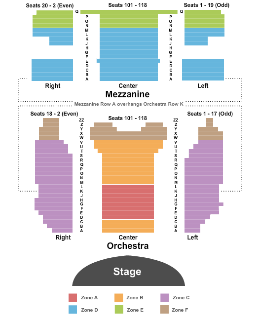 Wilson Theater Seating Chart