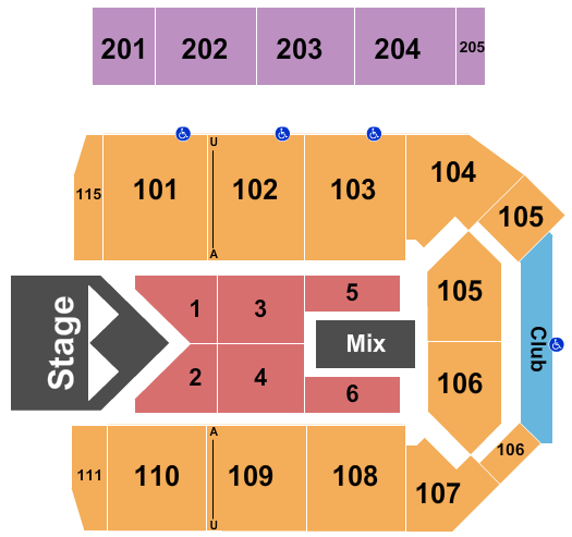 Virginia State University - Multi-Purpose Center MoneyBagg Yo Seating Chart