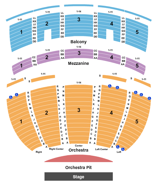 Seating Chart Assembly Hall Champaign Il