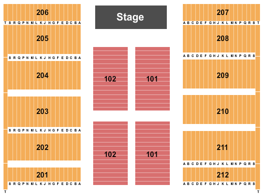 Visalia Convention Center Seating Chart