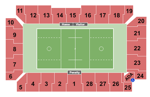 Visions Veterans Memorial Arena Lacrosse Seating Chart