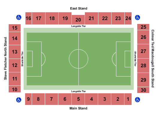 Vitality Stadium At Dean Court Soccer Seating Chart