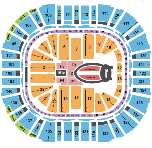 Delta Center Ariana Grande Seating Chart