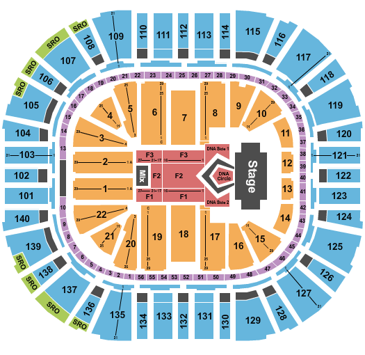 Delta Center Backstreet Boys Seating Chart