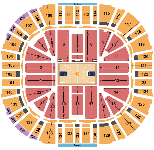 Vivint Home Arena Seating Chart