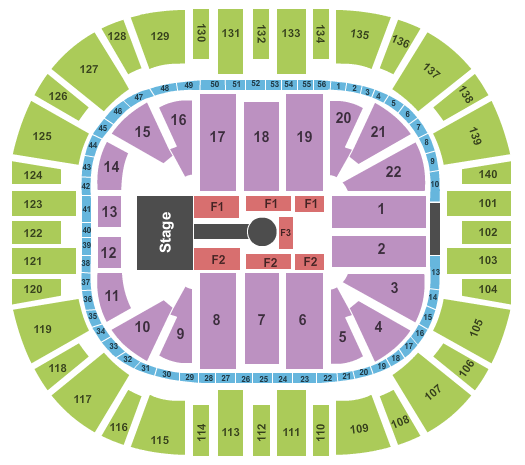 Delta Center Coldplay Seating Chart