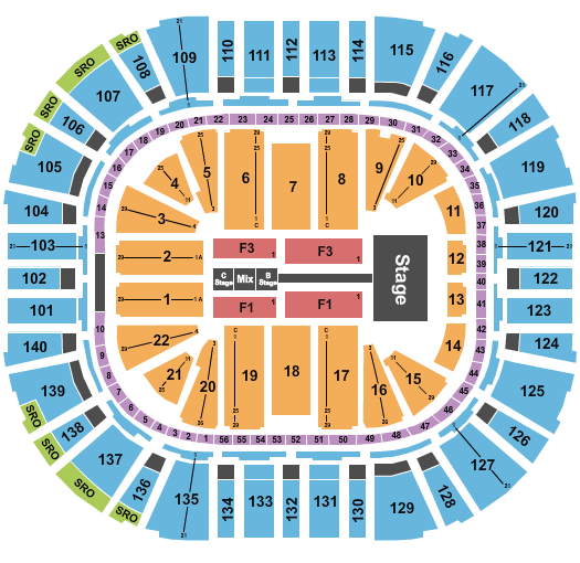 Delta Center Fall Out Boy Seating Chart