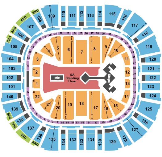 Delta Center Muse Seating Chart
