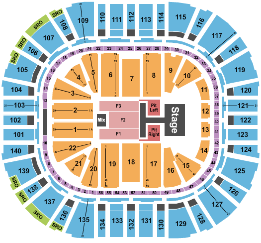 Delta Center Old Dominion Seating Chart