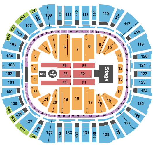 Portland Trail Blazers Interactive Seating Chart