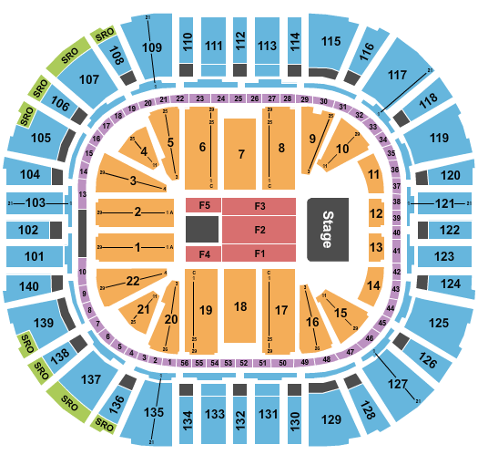 seating chart for Vivint Arena - TSO - eventticketscenter.com