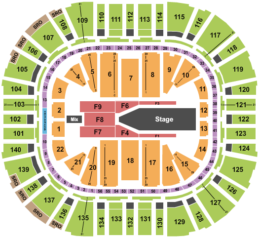 Delta Center The Weeknd Seating Chart