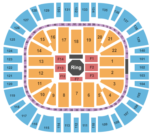Delta Center UFC Seating Chart