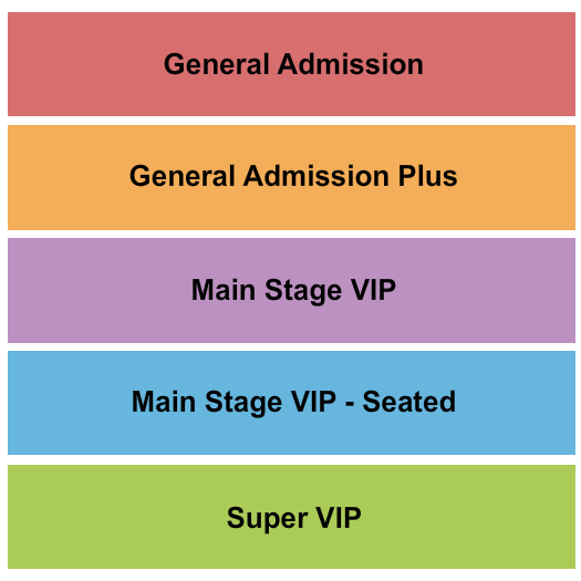 Voice of America MetroPark Seating Map