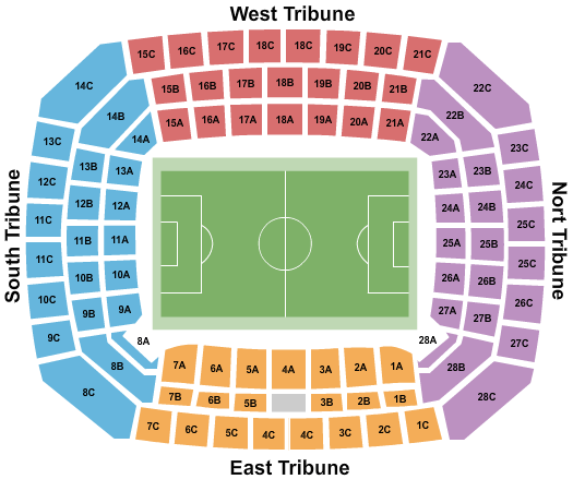 Volksparkstadion soccer Seating Chart
