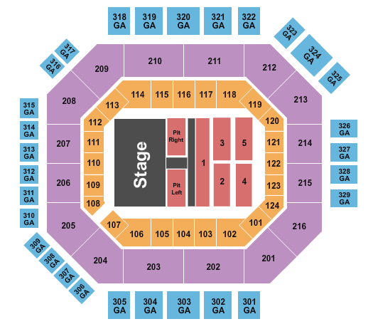 Credit One Stadium Toby Keith Seating Chart
