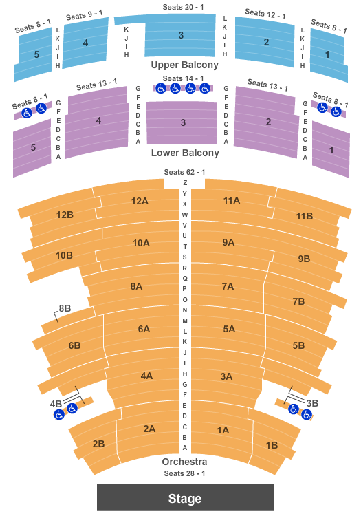 Von Braun Concert Hall Seating Chart