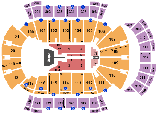 VyStar Veterans Memorial Arena Brandon Lake Seating Chart