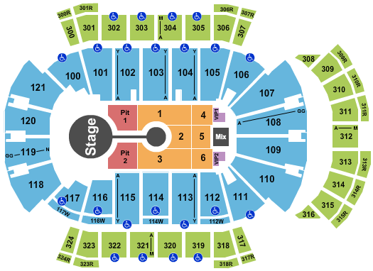 VyStar Veterans Memorial Arena Brandon Lake Seating Chart
