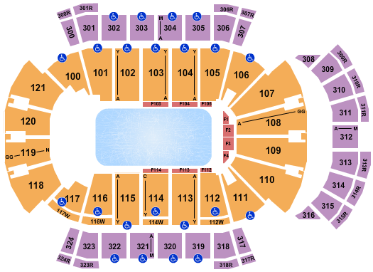 VyStar Veterans Memorial Arena Disney On Ice 2 Seating Chart