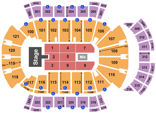 VyStar Veterans Memorial Arena Hootie Seating Chart