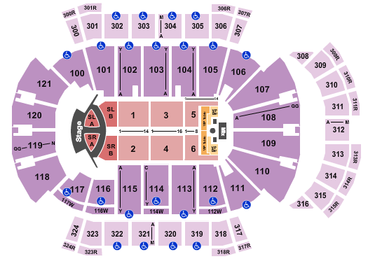Jacksonville Veterans Memorial Arena Seating Chart